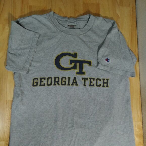 Vintage Champion Georgia Tech Logo T-Shirt - Picture 2 of 7